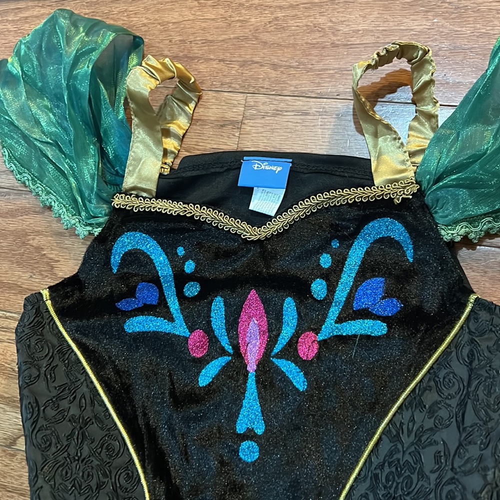 Any3 for$25🆕 Disney Frozen Coronation Anna costume DRESS, choker, and comb LG… - Picture 6 of 9